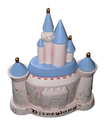 Disneyland Disney Sleeping Beauty Castle Ceramic Teapot 7 Piece Tea Set