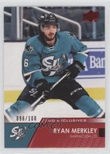 2021-22 Upper Deck AHL Exclusives 96/100 Ryan Merkley #24 z6b