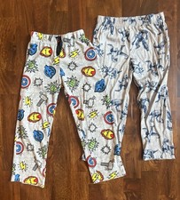 Avengers Transformers Youth Pajama Pants, Set Of 2, Size Small 6 
