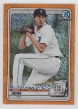 2020 Bowman Chrome Prospects Orange Shimmer Refractor 5/25 Alex Faedo 1u6