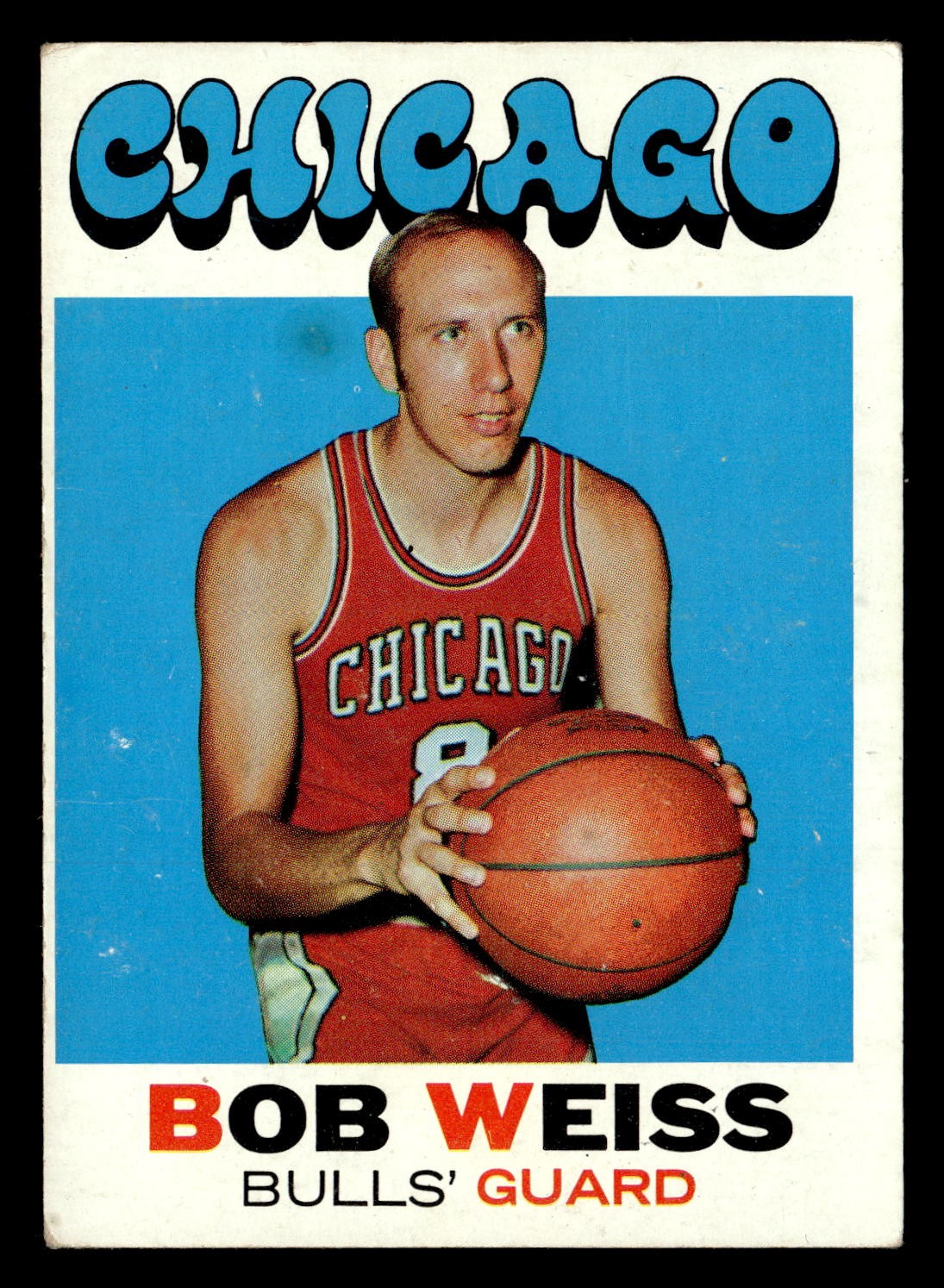 1971-72 Topps Bob Weiss #128 EX Chicago Bulls