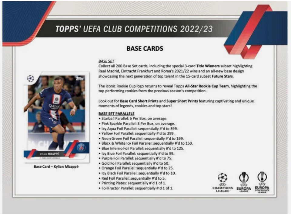 2022-23 Topps UEFA Club Competitions Champions Soccer Factory Sealed Hobby Box - Image 4 of 4