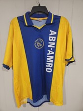 Ajax Amsterdam 2000/01 Away Football Shirt Jersey TAG WASHED OUT 23" Pit To Pit