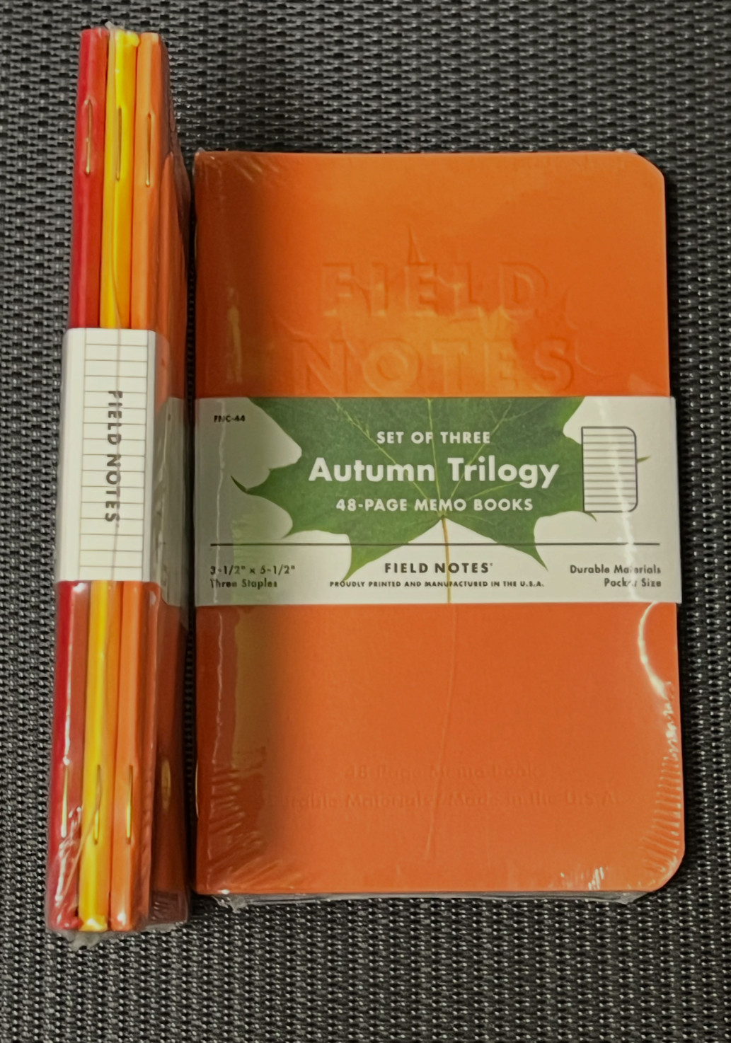 Field Notes FNC-44 Autumn Trilogy Limited Edition Fall 2019 NEW SEALED