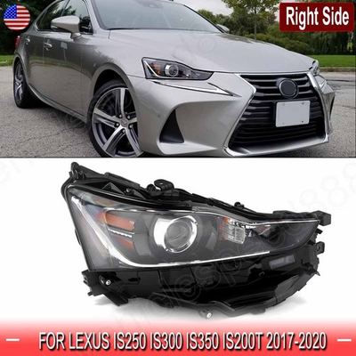 #ad #ad For Lexus IS250 IS300 IS350 IS200t 2017 2020 Front LED Headlight Assembly Right $185.90