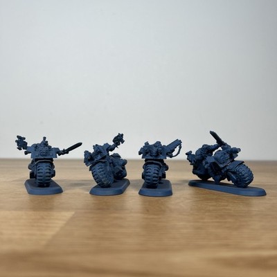 Warhammer 40K Space Wolves Wolf Guard Scout Bikers Squad Games Workshop Marines