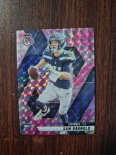 2025 Panini Mosaic - Sam Darnold #27 Camo Pink Mosaic Prizm