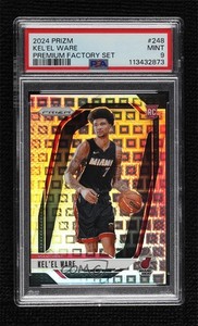 2024 Panini Prizm Premium Factory Set /150 Kel'el Ware #248 PSA 9 MINT Rookie RC