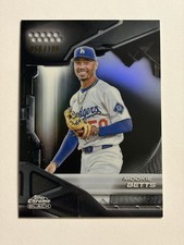 Mookie Betts 2026 Topps Chrome Black #4 Los Angeles Dodgers Refractor /199