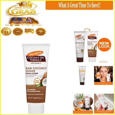Palmer's Coconut Oil Facial Scrub Natural Exfoliant 3.17oz