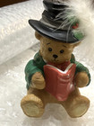 1995 Enesco Lucy Rigg & Co Chapeau Noelle Thomas Bear Boy Caroler Ornament  NIB — photo 2