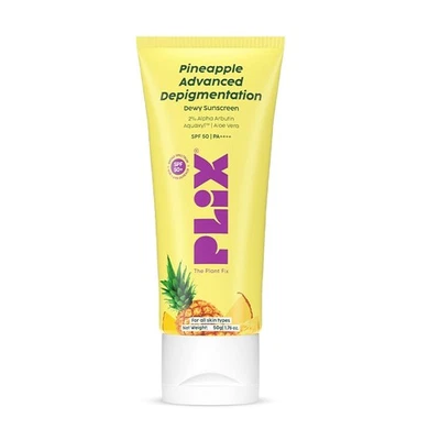 PLIX THE PLANT FIX Pineapple Advanced Depigmentation Dewy Sunscreen SPF 50 PA+++