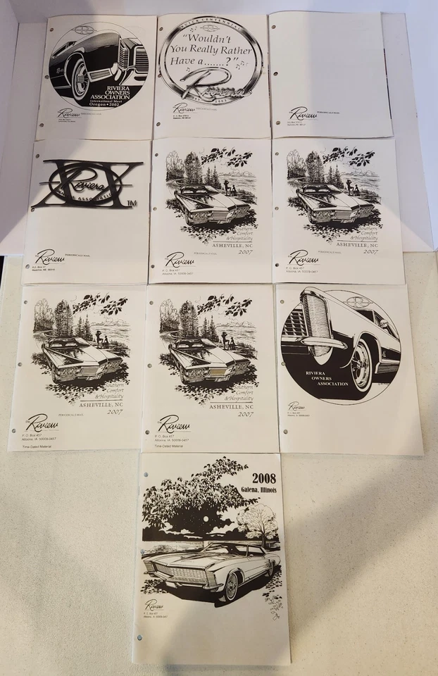 Buick Riviera Owners Association The Riview Lot of 10 Different Magazines - Image 2 of 2