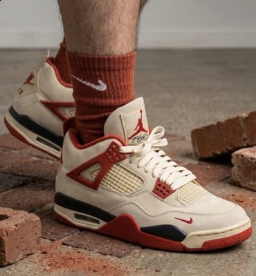 Bike Air X Nigel Sylvester X Air Jordan 4 Brick by Brick 2026 US5/EU37.5