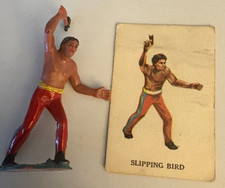 Original Marx Warrior of the World Indian Slipping Bird with Bio Card Series 1