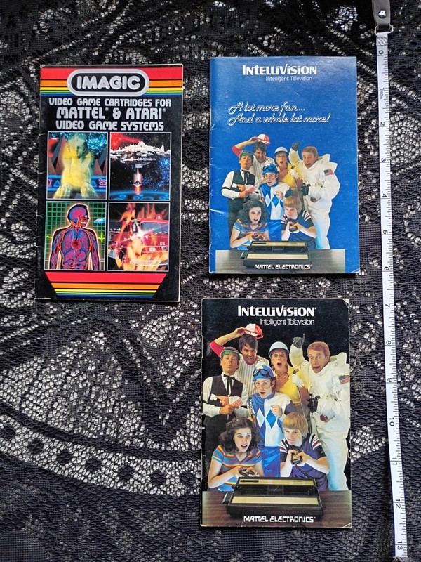 Intellivision Imagic Retro Video Games Catalog Lot AD&D Nightstalker