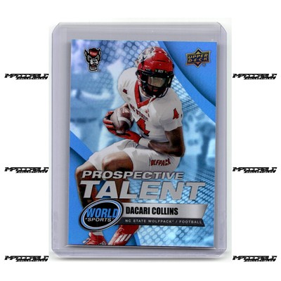 2025 Upper Deck World of Sports - Blue #341 Dacari Collins Rookie SP
