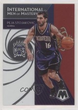 2019-20 Panini Mosaic International Men of Mastery Peja Stojakovic #2 00a3