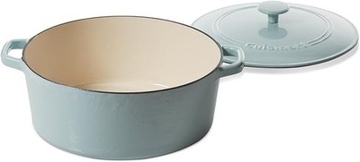 Cuisinart Casserole Cast Iron 7 quart CI670-30LBW - Teal/Light Blue