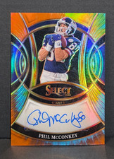 2025 Panini Select PHIL McCONKEY #SP-PMY Tie Dye AUTO /25 New York Giants SP