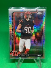 Andrei Iosivas Prism Refractor 2025 Topps Chrome Cincinnati Bengals #60