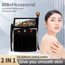 Professional 2 In 1 Diode Laser Hair Removal Machine Picosecond Tattoo Removal