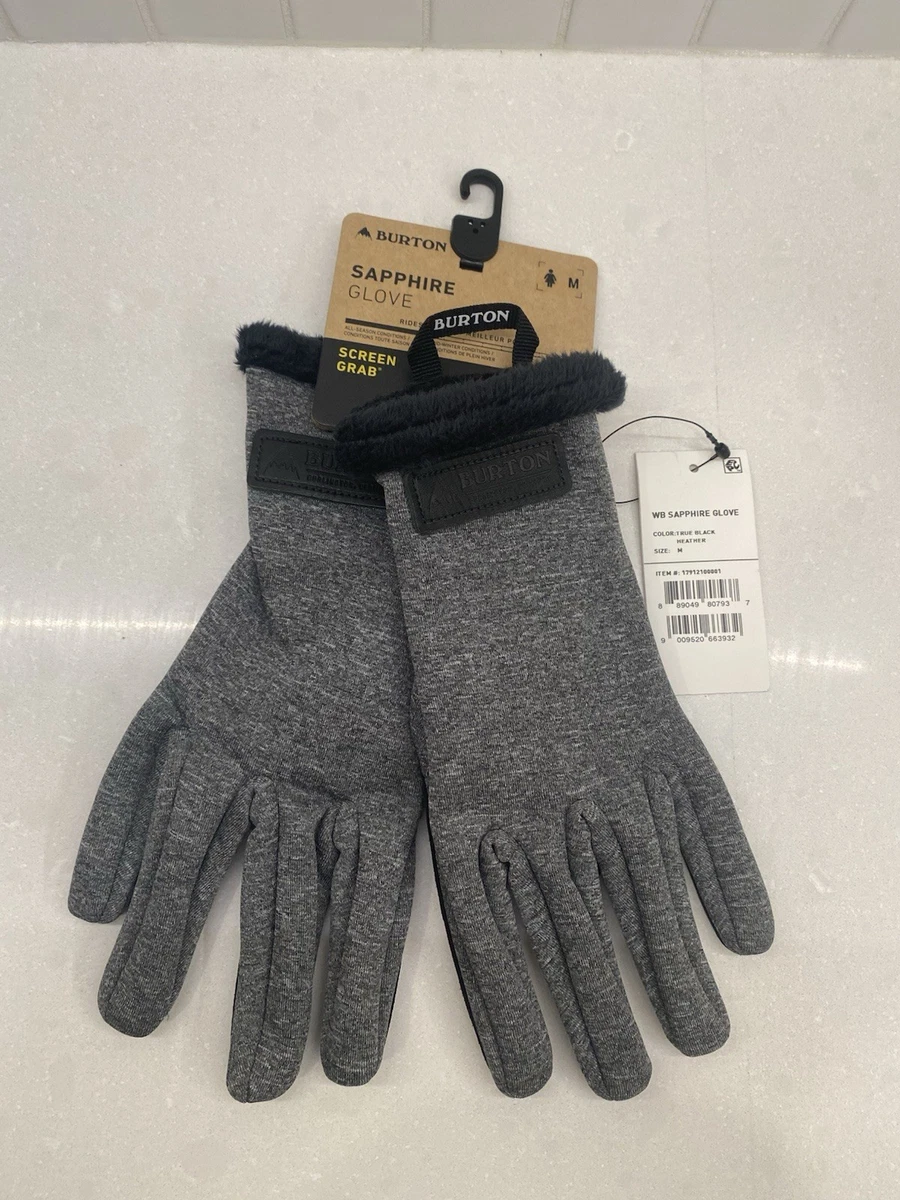 Guantes Burton Sapphire Para Mujer – Talla M, Polar DRYRIDE, Pantalla Táctil Y Gamuza