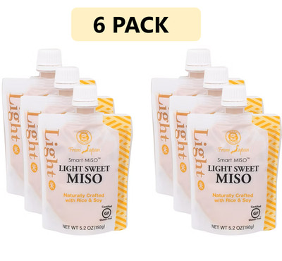 Smart MISO- Light Sweet Miso - Pack of 6 - 5.2 oz