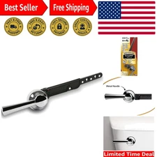 StrongARM L-Shaped Chrome Toilet Flush Lever - Easy Installation, Long-lasting