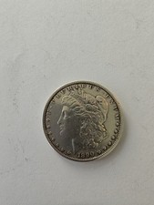 1890-S Morgan Dollar Silver Coin, San Francisco USA.