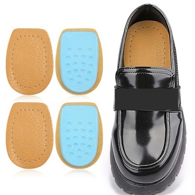 Blister Prevention Heel Cushion Inserts Latex And Microfiber Leather Insoles