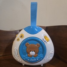 VTech Baby Lullaby Bear Crib Projector Music Nature Sounds Soother WORKS