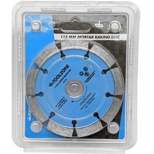 8mm Mortar Raking Disc Blade. Diamond Rake Disc 115x8mm Mortar Removal Tool