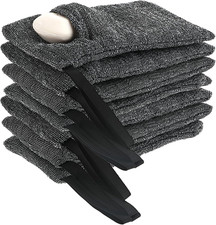 6Pack Exfoliating Soap Pouch Nylon Soap Saver Bag Mesh Soaps Bag Body Scrubber R