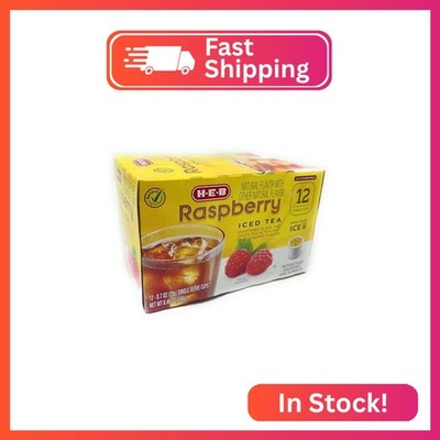 Raspberry Iced Tea Single Serve Compatible with Keurig K-Cup Brewers - 12 count