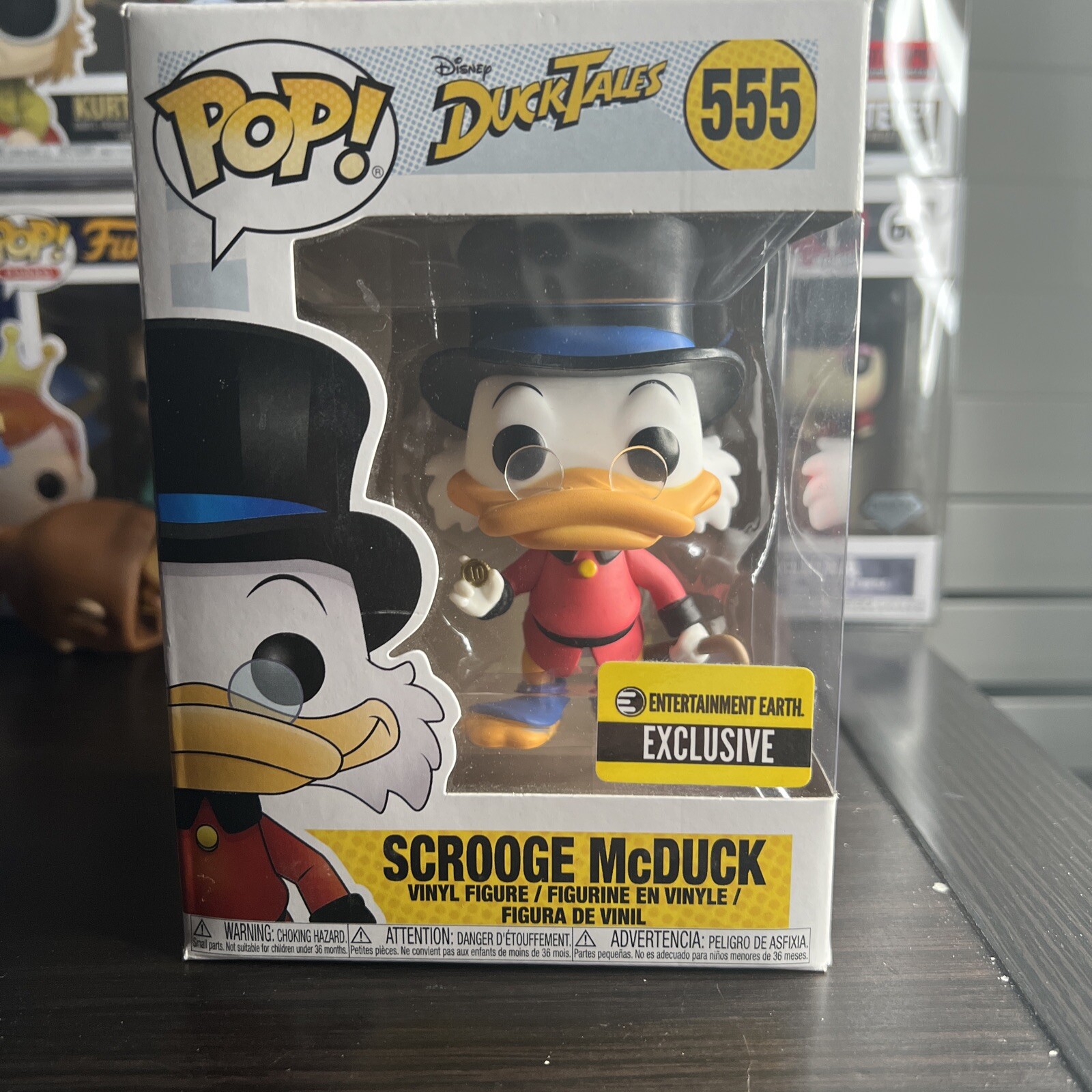 Funko Pop! Disney Ducktales Scrooge Mcduck Abrigo Rojo Pop Figura Entretenimiento