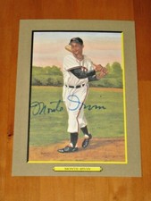 Monte Irvin signed San Francisco Giants Perez Steele MLB HOF Great Moments JSA