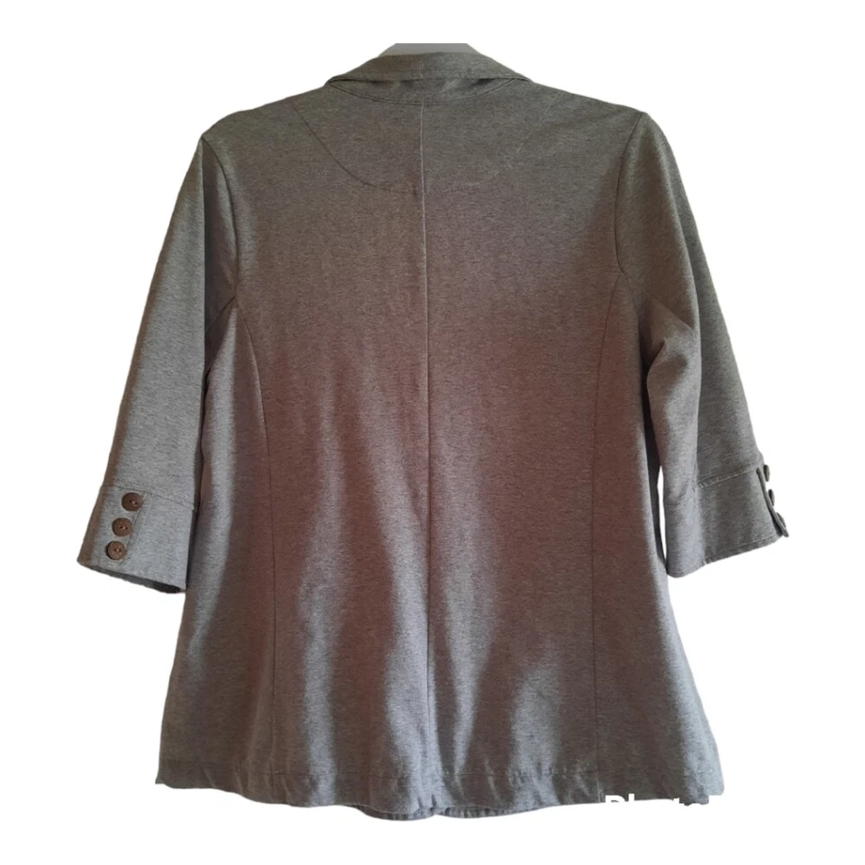 Blazer jersey gris jaspeado Buda neón Foto 2 de 4