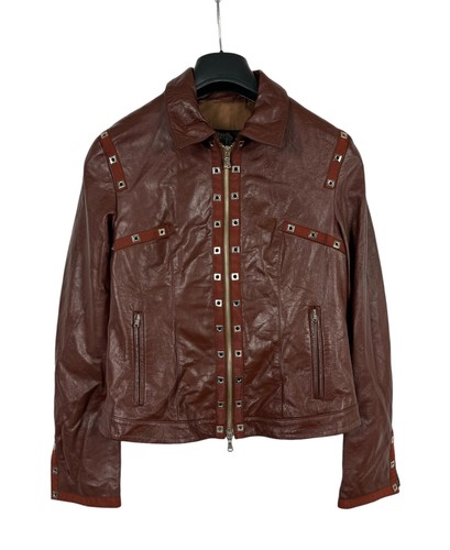 Manebo Made In Italy Genuine Leather Jacket size IT42 - Picture 8 of 14