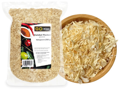 0,25kg Zwiebel - Flocken getrocknet 250g GOmigo