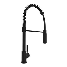 Rohl R7521MB Lux Pre-Rinse Kitchen Faucet Matte Black