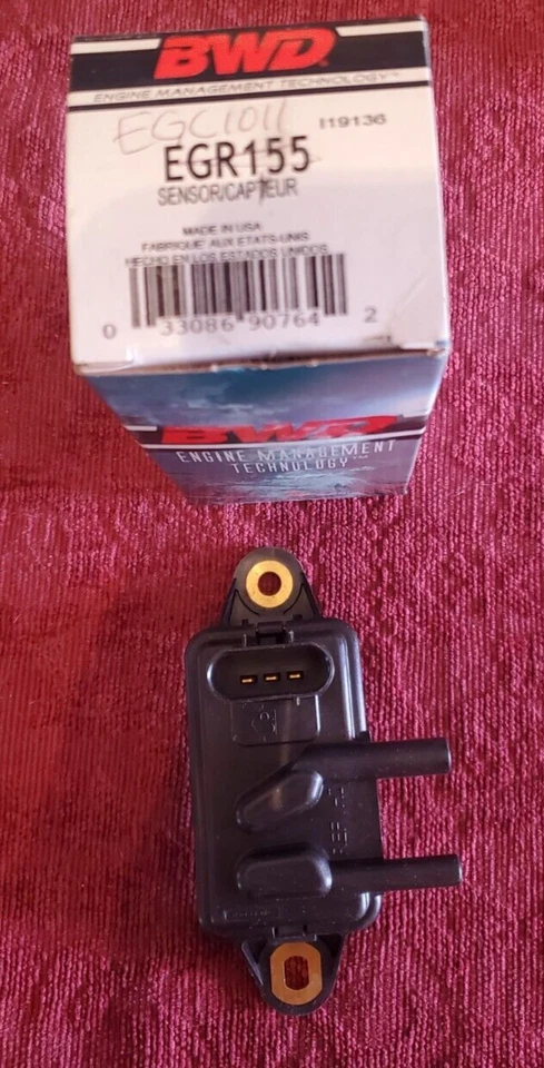 Sensor de presión de recirculación de gases de escape (EGR) BWD EGC1011 Foto 2 de 2