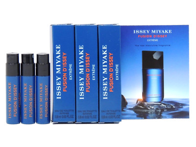 ISSEY MIYAKE FUSION D'ISSEY EXTREME .8ml .02fl oz x 3 COLOGNE SPRAY SAMPLES