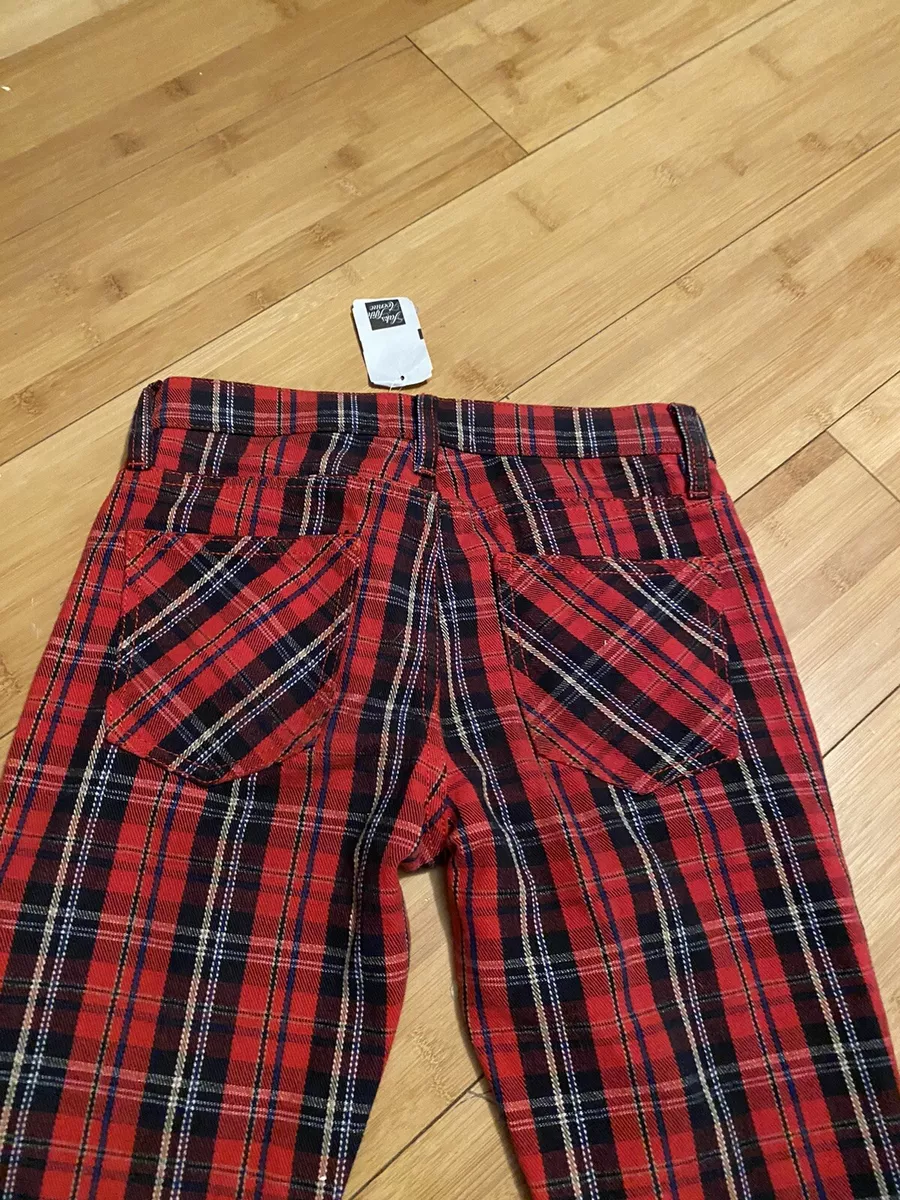 Current elliott plaid best sale jeans