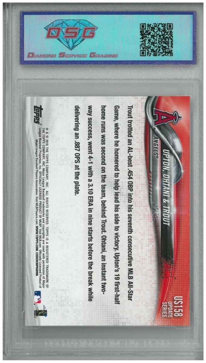 2018 Topps Update Series - Mike Trout, Shohei Ohtani, Justin Upton