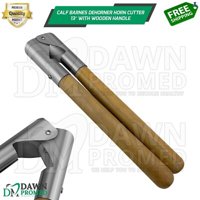 #ad #ad Barnes Dehorner Calf Horn Cutter 13″ With Wooden Handle Veterinary Farming Tool $19.90
