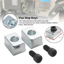 Kurt Style Vise Step Keys 4140 Steel 11/16 X 5/8 inch US