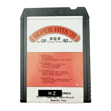 Super Hits '74 Power Pak 8-Track Tape SA-1265 Gusto Records 1974 Untested