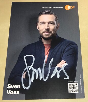 Sven Voss Original signierte Autogrammkarte Autogramm Karte ZDF TV #21