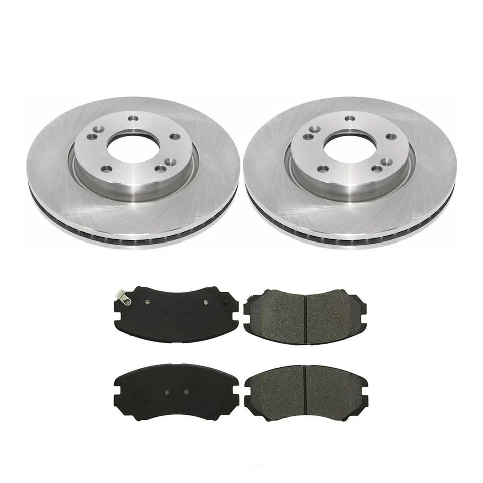 Rotores de freno delanteros y pastillas de freno de cerámica XH para Hyundai Tucson 2005-2009 Foto 2 de 4